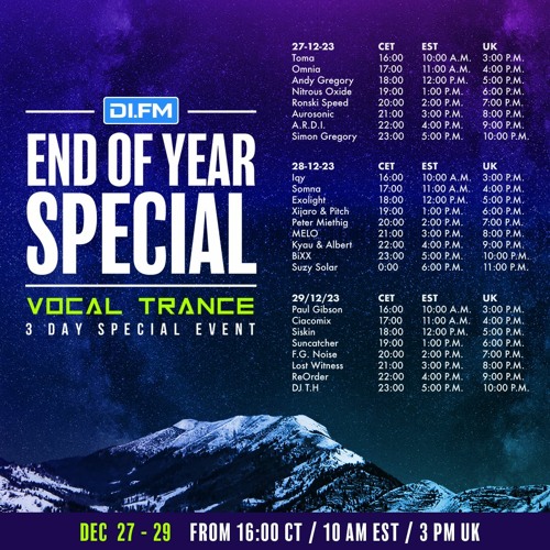 Exolight - DI.FM End Of The Year Special 2023
