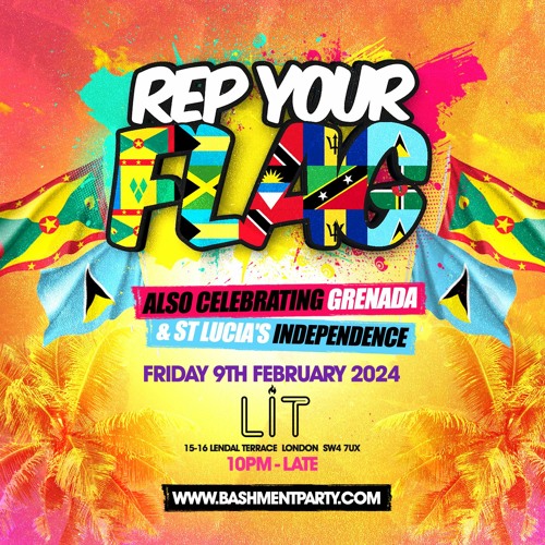 REP YOUR FLAG - Fri 9th Feb 2024 - Soca Mix (Mixed by DJ Majikal)