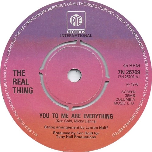 The Real Thing - You To Me Are Everything (Edit)