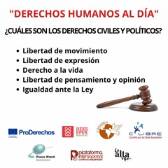 ¿CUÁLES SON LOS DERECHOS CIVILES Y POLÍTICOS?