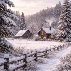 Snowy Day in the Woods