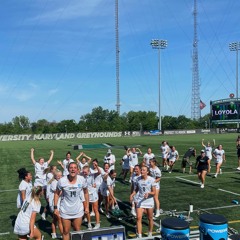 Loyola Women's Lacrosse Warmup 2024