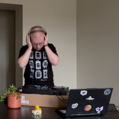 Techno and UK garage set in my living room