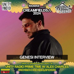 Genesi | Creamfields Interview w/ Alex Charles | #FestivalFrenzy | 2024 06 27