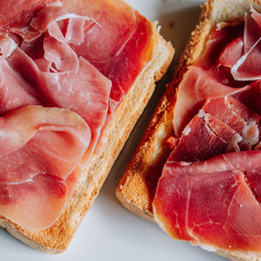 BBYMERCEDES - TOSTADA CON JAMON Y SIN TOMATE