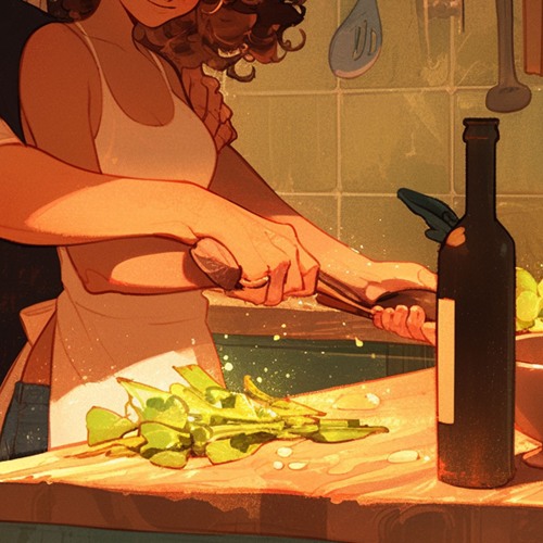 listening to jazz while cooking with your lover in a nyc apartment