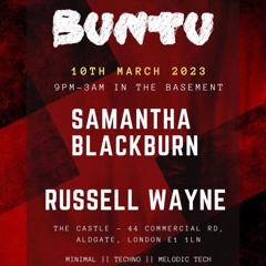 Live @ Buntu, The Castle, London (Warmup Set) 10/03/2023