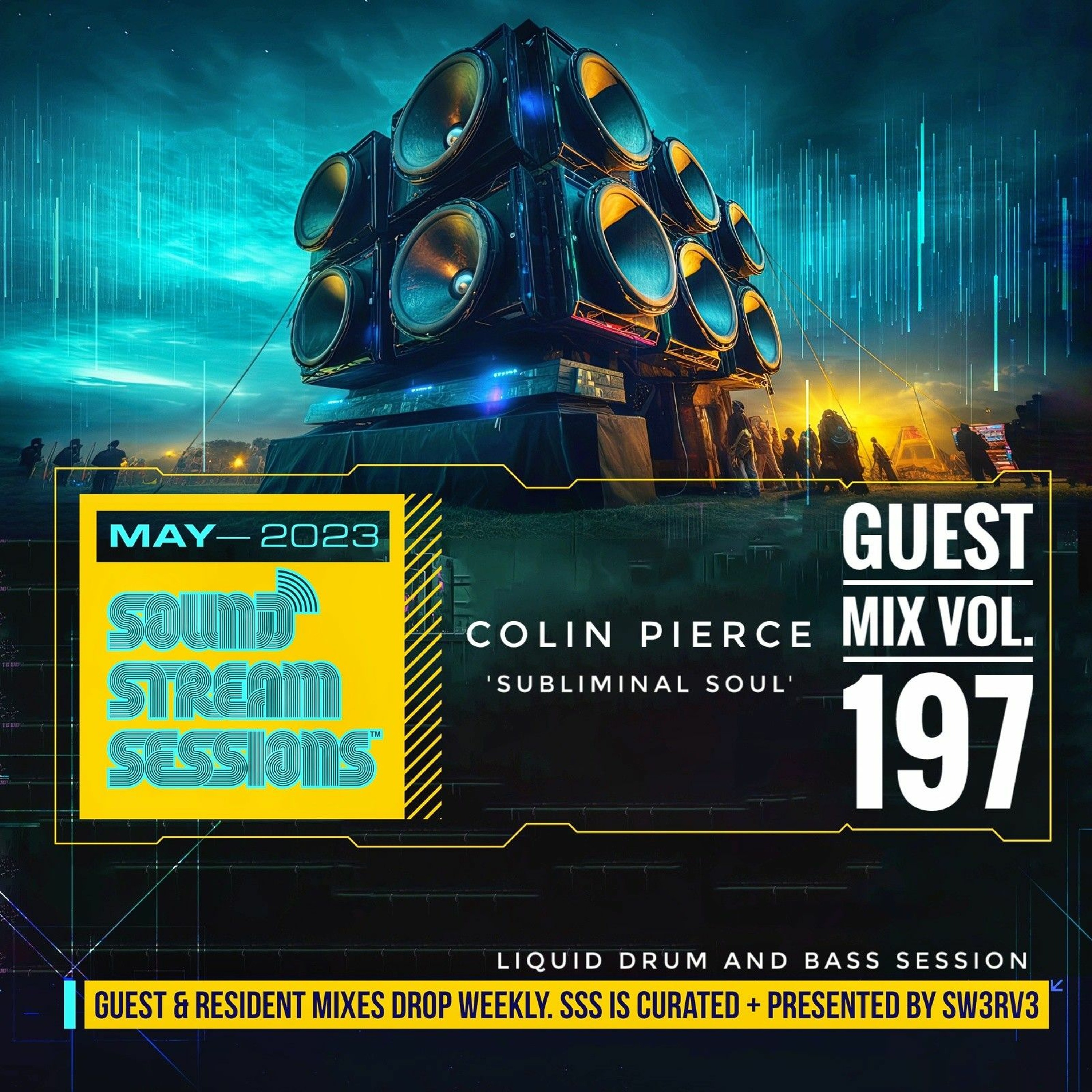 Guest Mix Vol. 197 'Subliminal Soul' (Colin Pierce aka NyL0C) Live Liquid DnB Session episode artwork