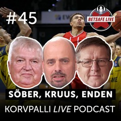 Betsafe LIVE #45: Aasta viimane kossustuudio: kodune liiga, alaliidu uus president, Euroliiga