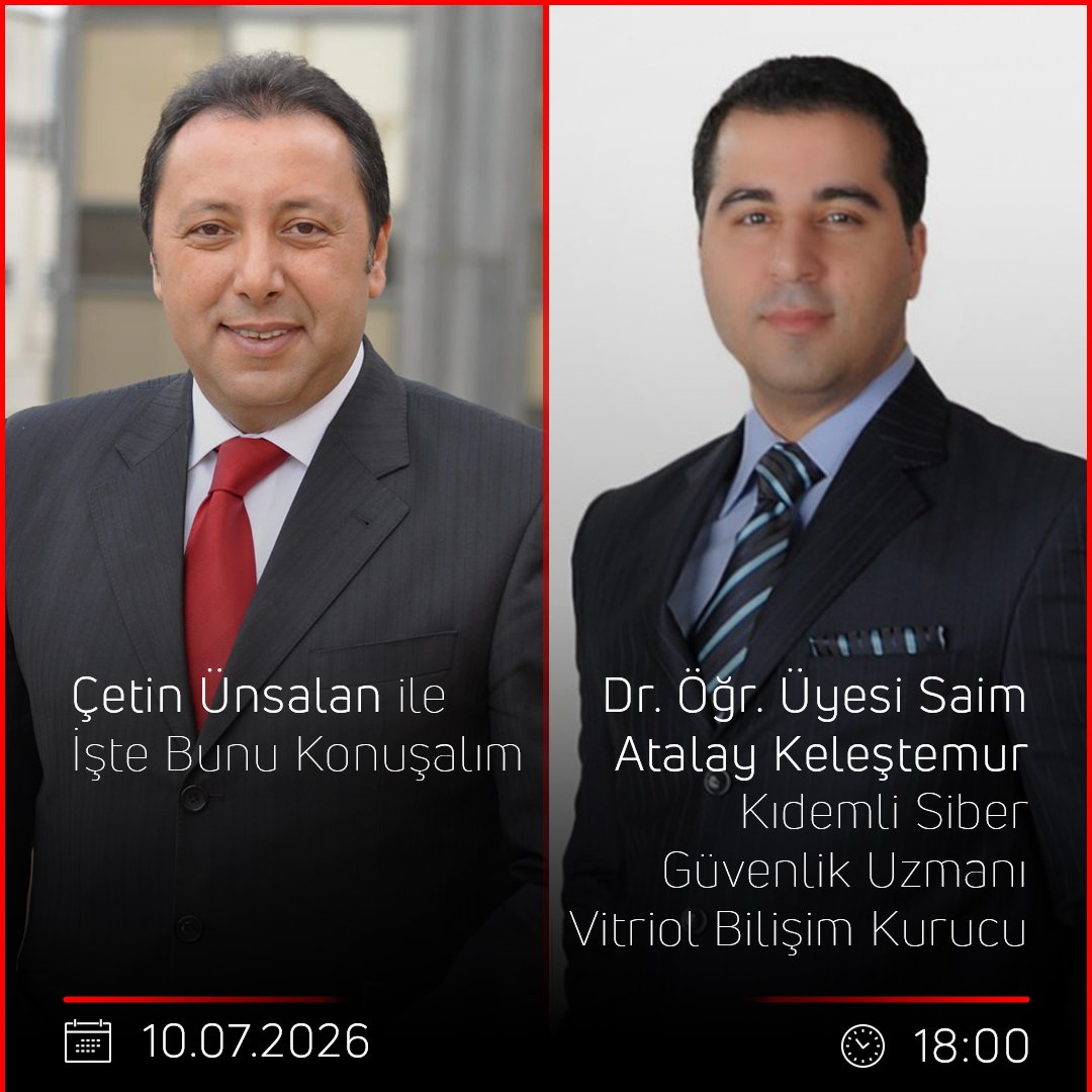 Dr. Öğr. Üyesi Saim Atalay Keleştemur - Çetin Ünsalan ile İşte Bunu Konuşalım episode artwork