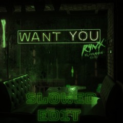 Rynx - Want You (Slowed & Reverb)