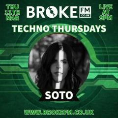 BrokeFM Techno Thursdays  March 11th 2021
