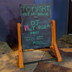 Vinyl set at Hi-Dive, Denver (1st hour)