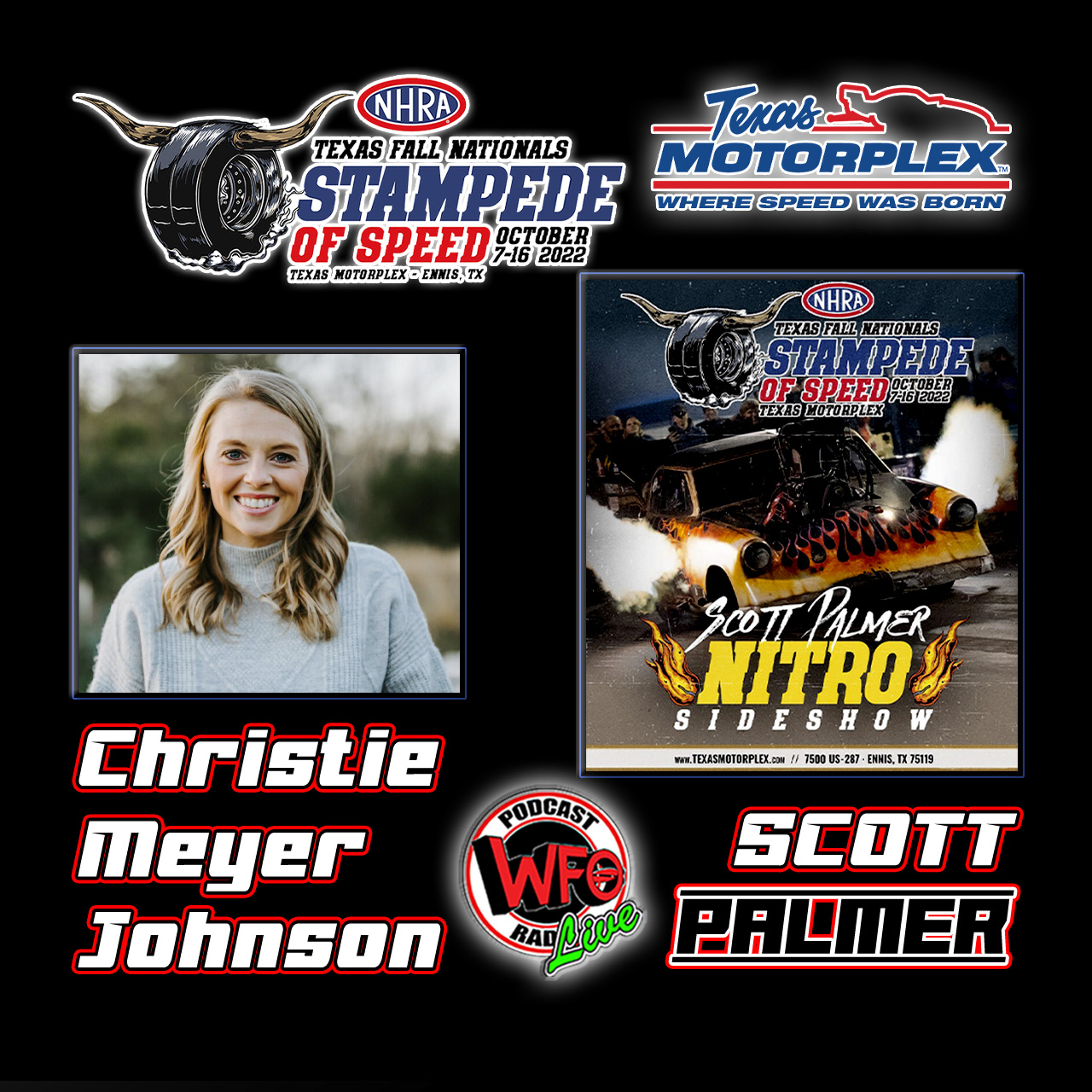 Get ready for the Stampede of Speed with Christie Meyer Johnson and Scott Palmer 9/21/2022