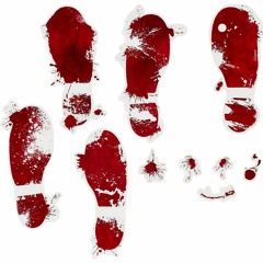 bloody footprints