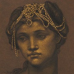 Evelyn de Morgan, "Head of Medea"