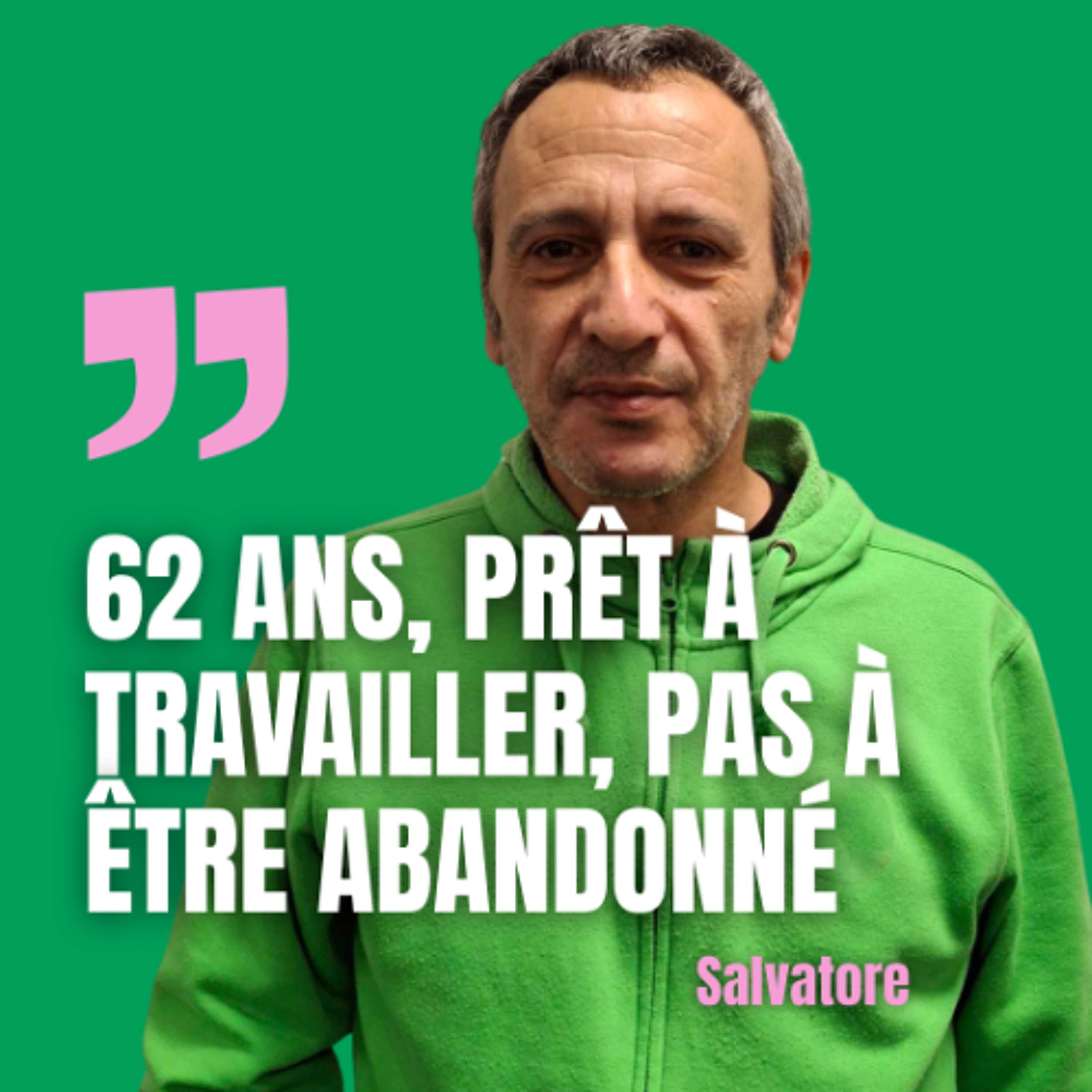 62 ans, prêt à travailler, mais laissé de côté. episode artwork