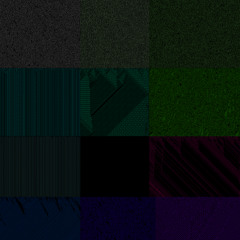 Gray Green Cyan Black Pink Blue