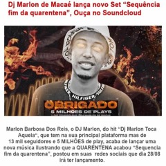 == SEQUENCIA FIM DE QUARENTENA ( DJ MARLON, DJ BOCÃO ) #002 130 BPM