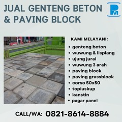 Tampil Berbeda Dengan Paving Block Topi Uskup Di Taman Anda