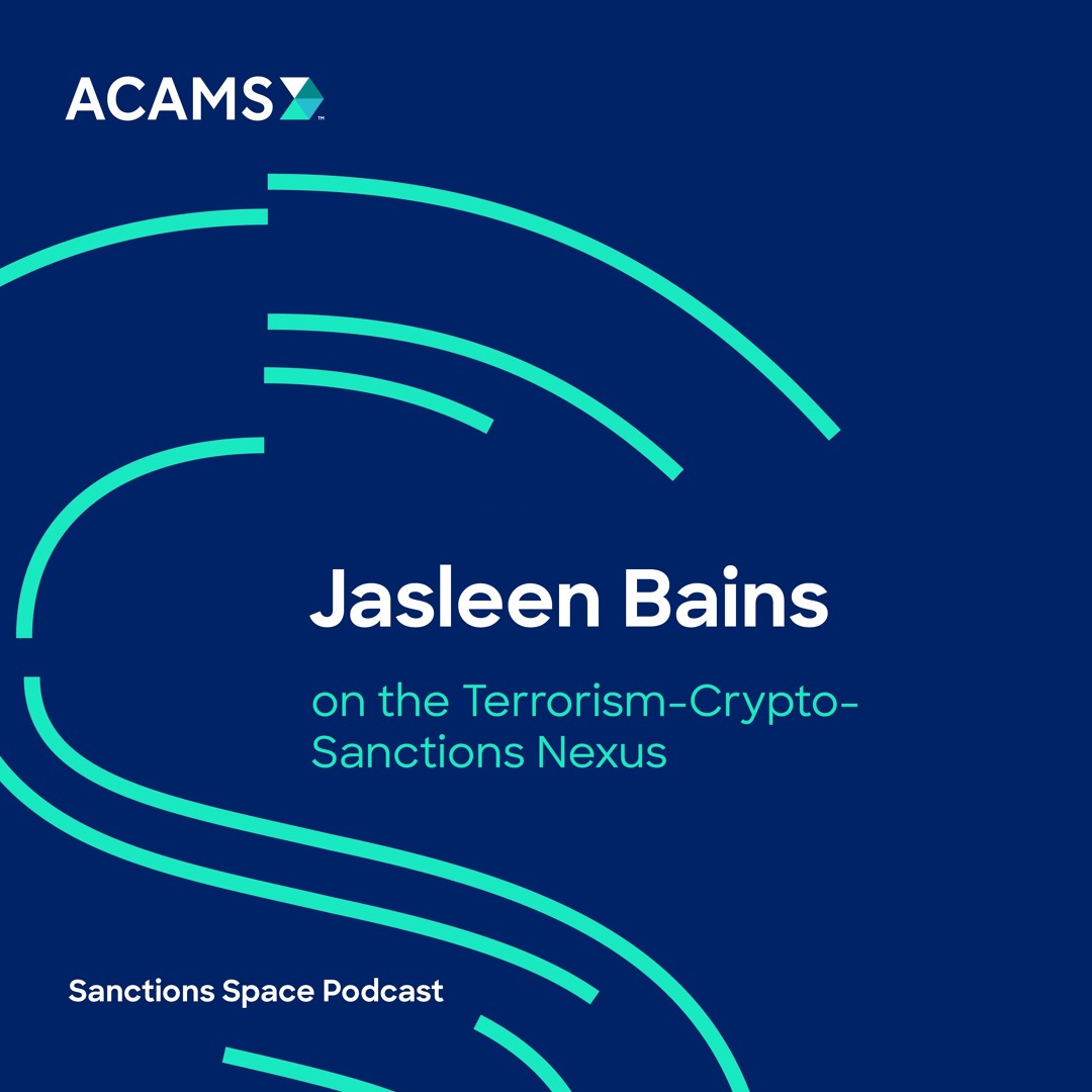 Stream episode Jasleen Bains on the Terrorism-Crypto-Sanctions Nexus by  Sanctions Space podcast | Listen online for free on SoundCloud