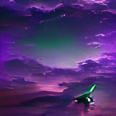 Purple Night Sky