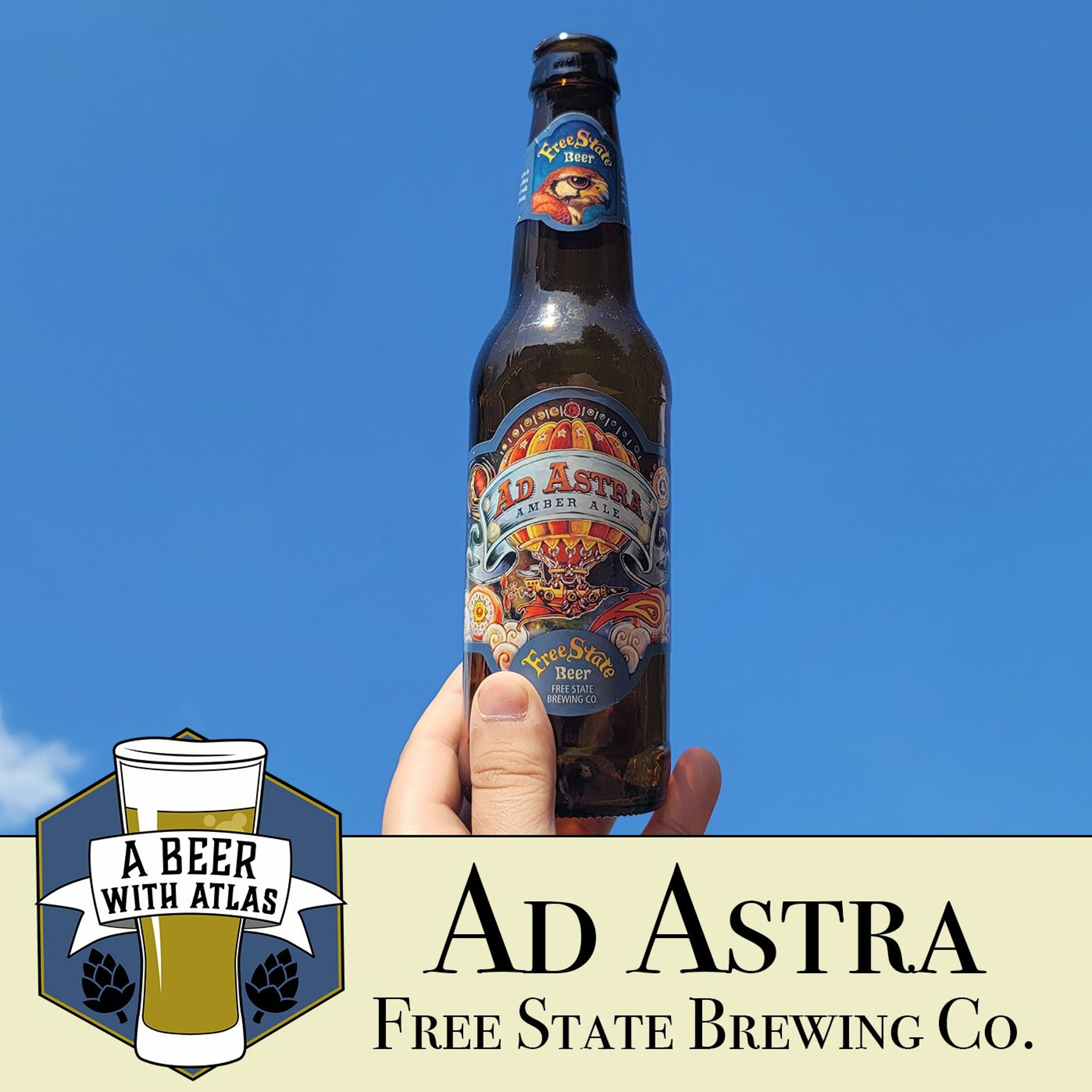 Ad Astra Amber Ale - A Beer with Atlas 146 a travel nurse craft beer podcast