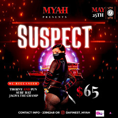 Suspect The Cruise (May 25th)