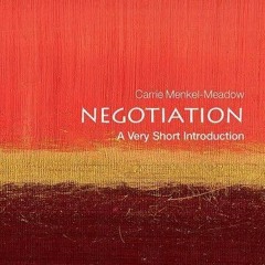 ❤pdf Negotiation: A Very Short Introduction (Very Short Introductions)