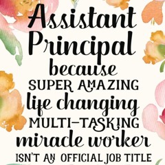 pdf assistant principal gifts: funny thank you appreciation present for wo