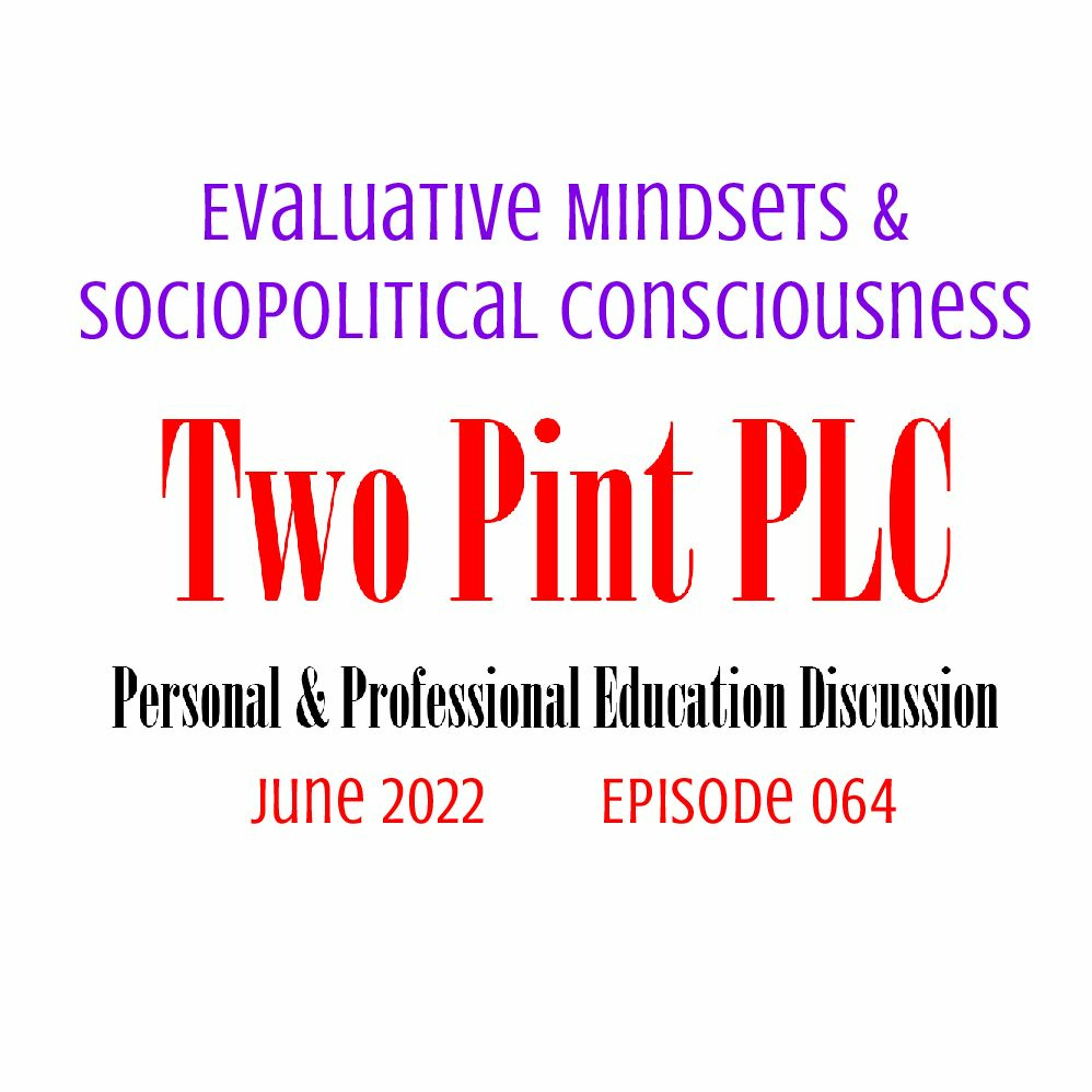 064 Evaluative Mindsets & Sociopolitical Consciousness