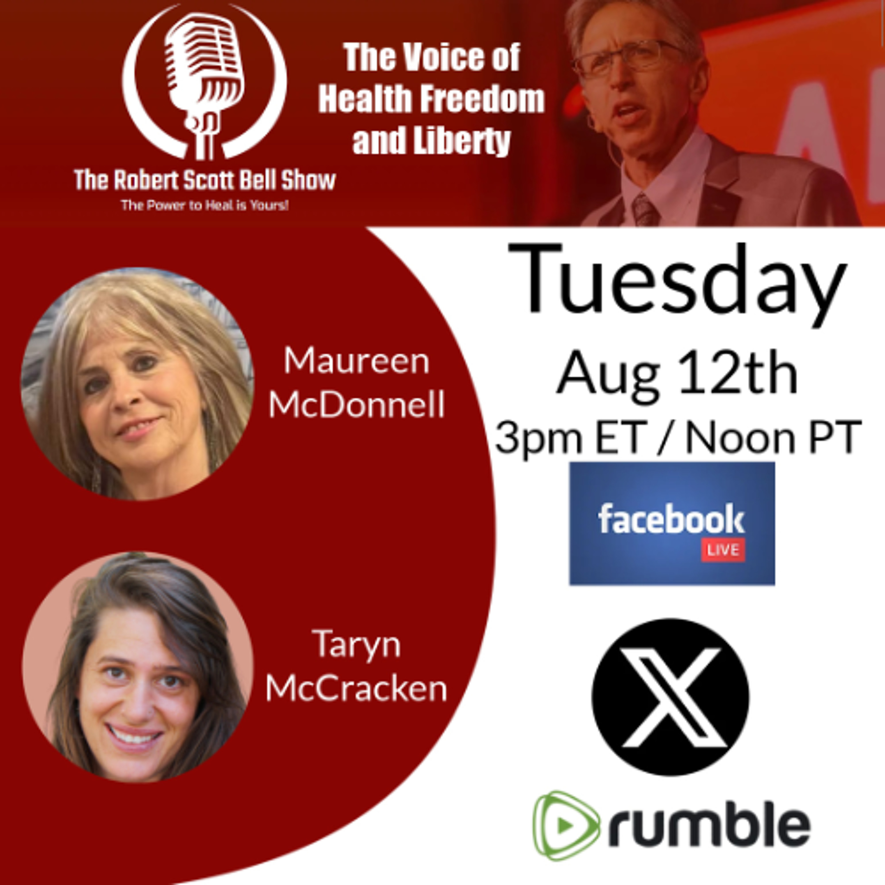 AAP and AMA Removed, CDC Dishonesty, Maureen McDonnell & Taryn McCracken, Millions Against Mandates - The RSB Show 8-12-25