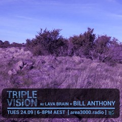 'Triple Vision' 24.09.24 w Lava Brain + Bill Anthony [area3000.radio]