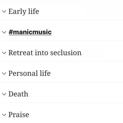 #Manicmusic