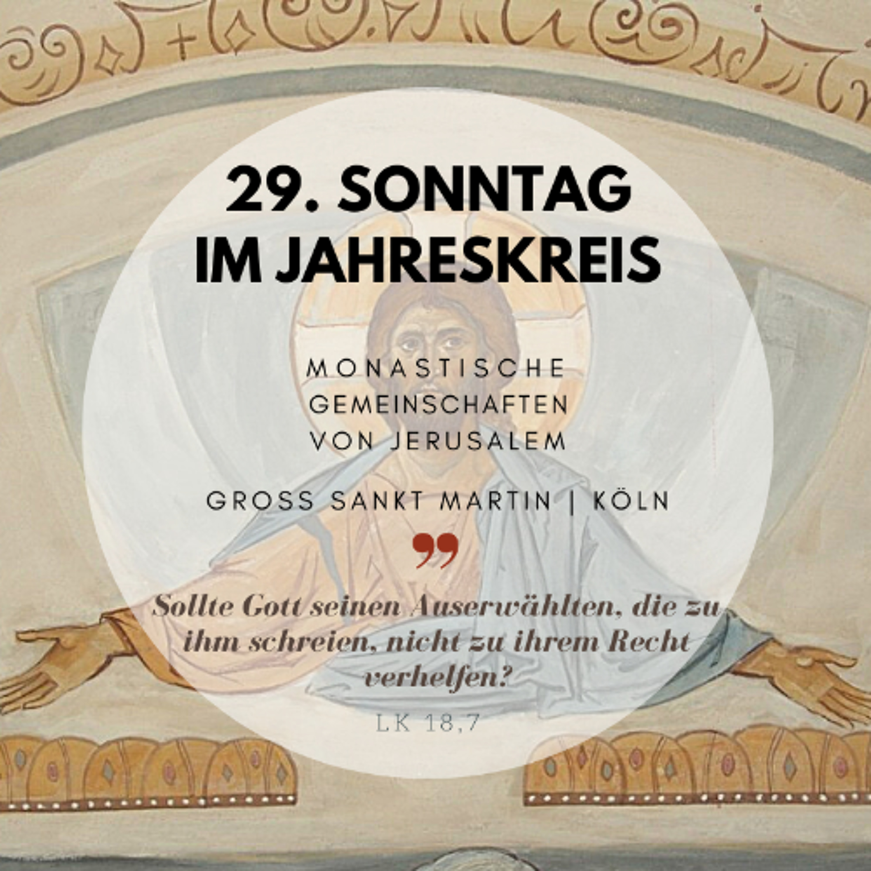 Wortgottesdienst inkl. Predigt (Pfr. Christian Ott) | 19.10.25 | 29. So. im JK |Gem. Jerusalem episode artwork