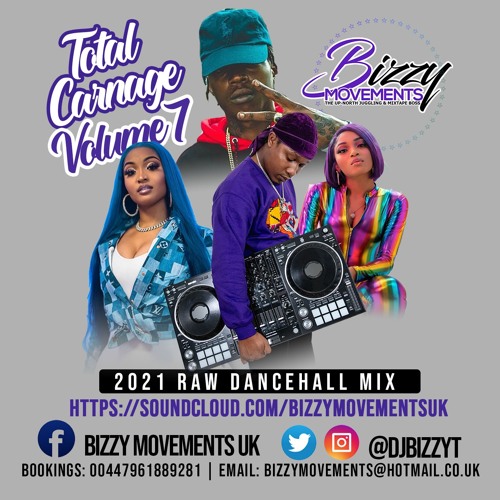 RAW DANCEHALL MIX 2021 - TOTAL CARNAGE VOL 7
