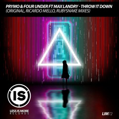Prymo & Four Under Ft Max Landry - Throw It Down (Ricardo Mello Radio Edit)