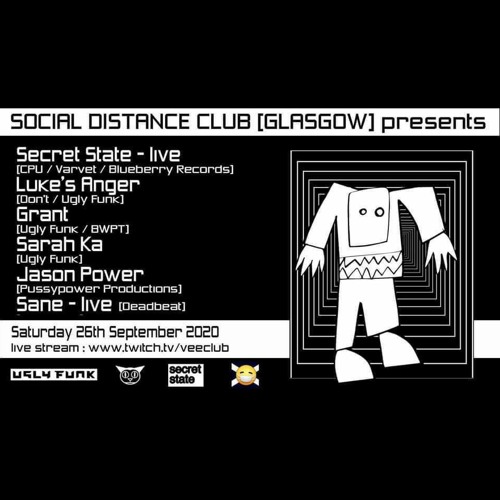 Live @ SDClub / Ugly Funk - Non Stop Techno 26.9.2020