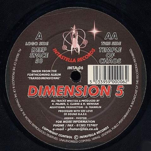 TUNE OF THE MONTH AUGUST 2025 DIMENSION 5 - TEMPLE OF CHAOS 1997