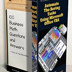 [Get] [EPUB KINDLE PDF EBOOK] The Complete MBA Coursework Bundle 1-2 : 100 business Math Questions &