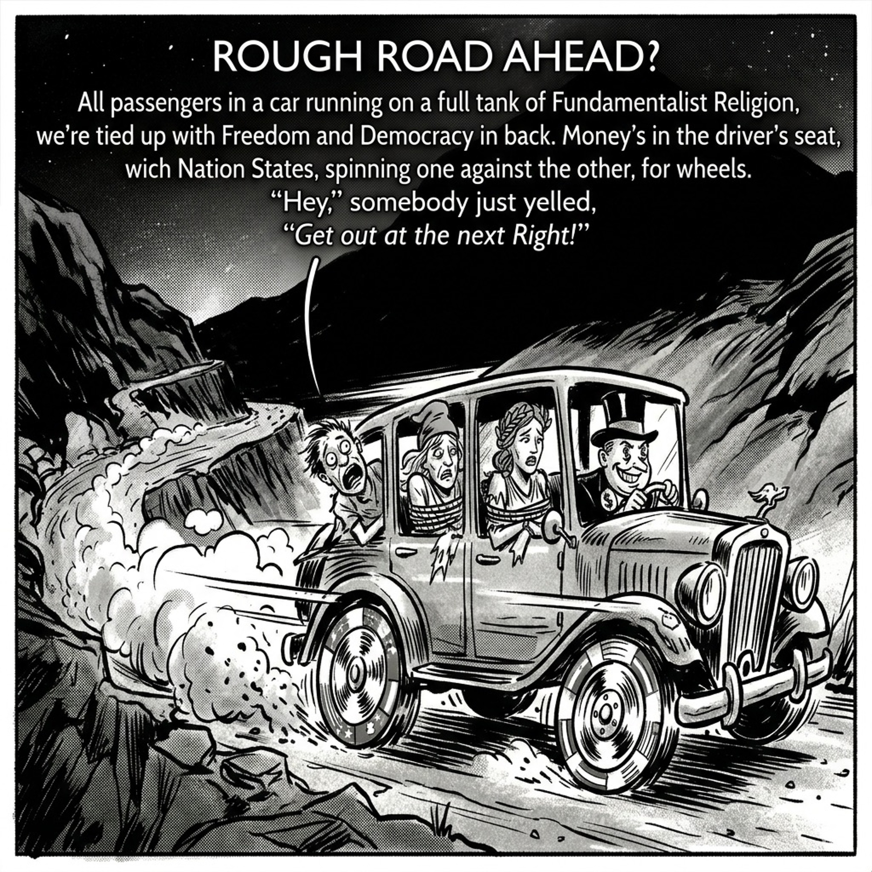 ROUGH ROAD AHEAD? A Neon Graffiti soundpoem… episode artwork