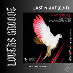 Chloe Robinson, DJ ADHD - Last Night (Chris Grooves Edit) [FREE DL]