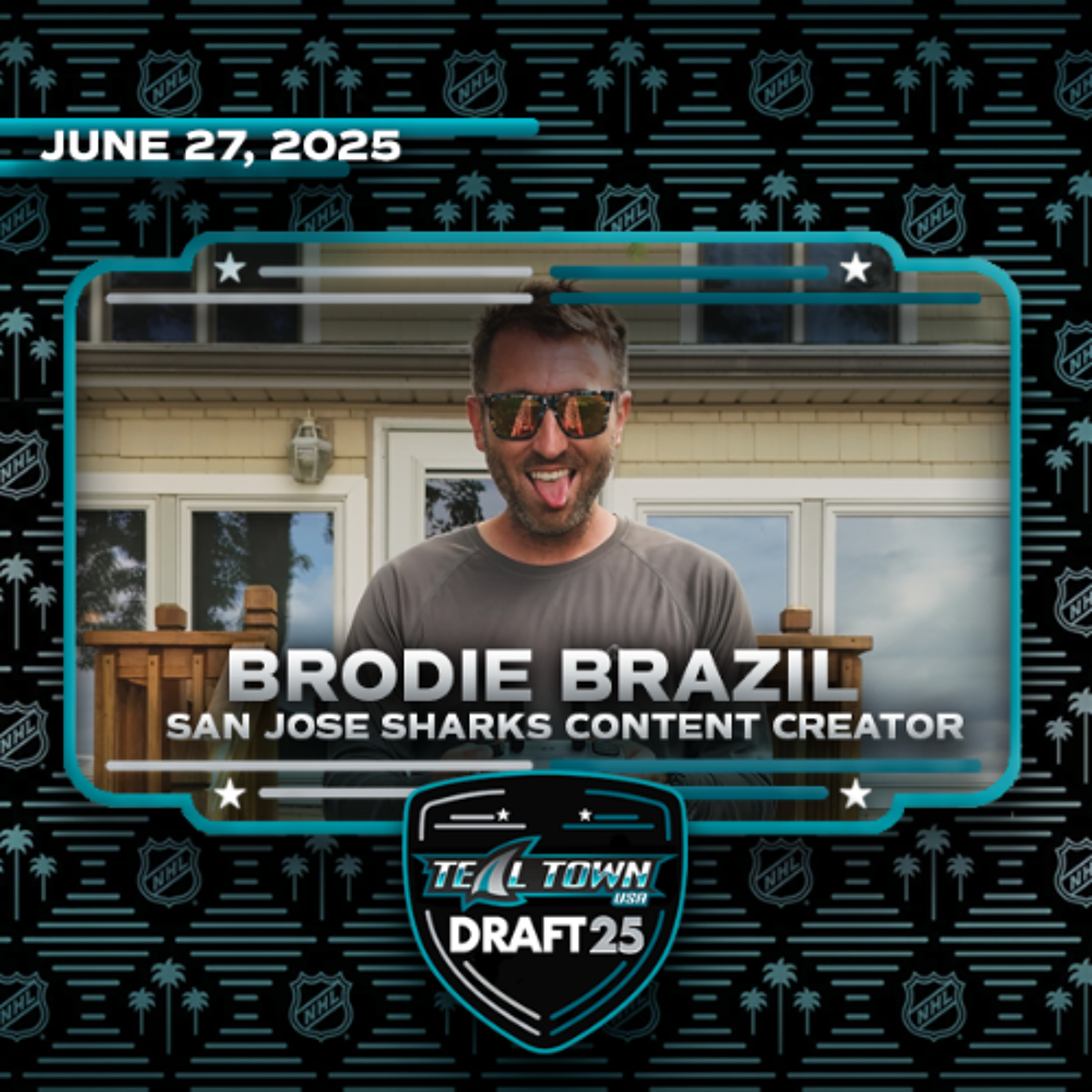 Teal Town USA One on One - Brodie Brazil, Sharks Content Creator & YouTube Star - 6/27/2025