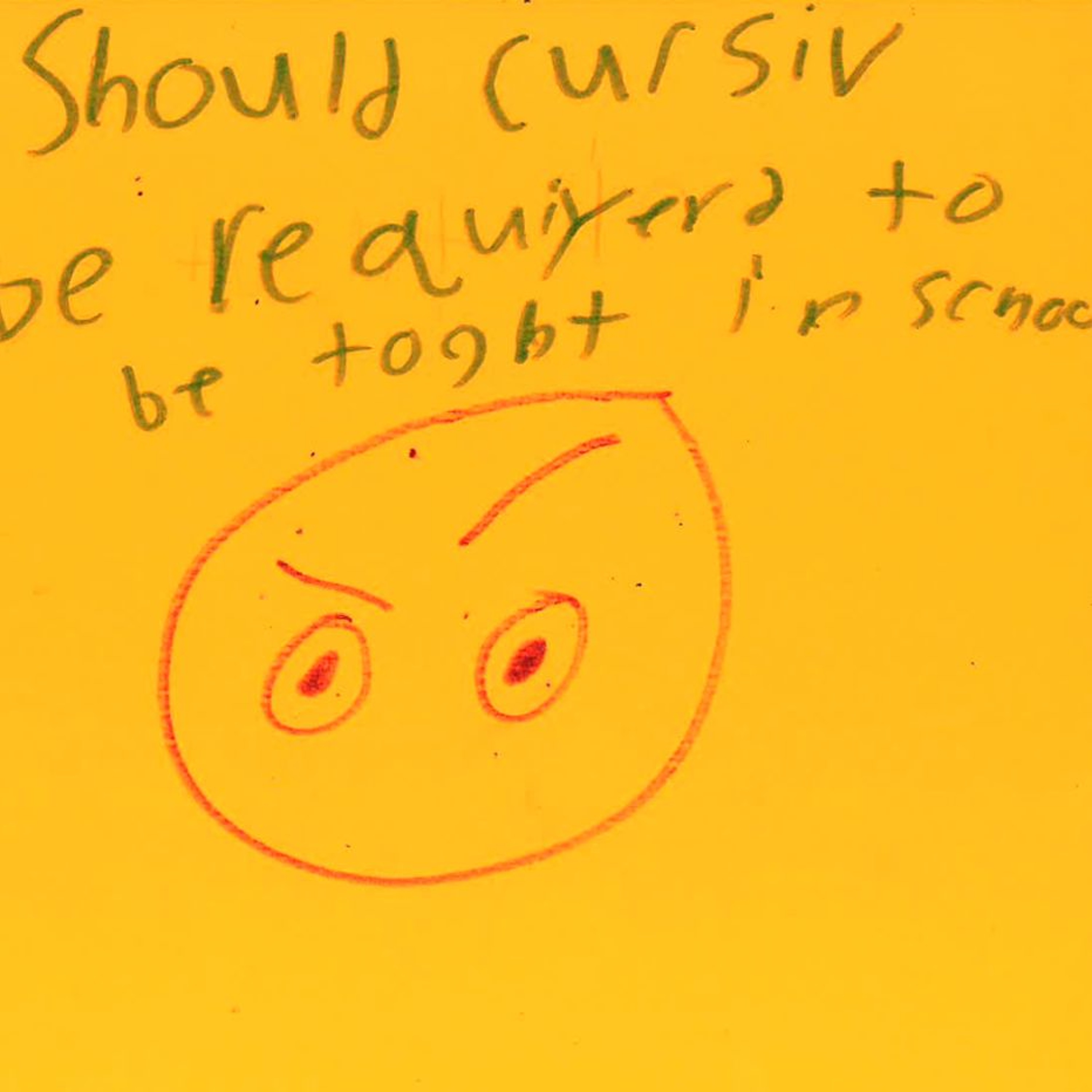 Should Cursive Be Required in Schools? by Jimmy and Alfonso episode artwork