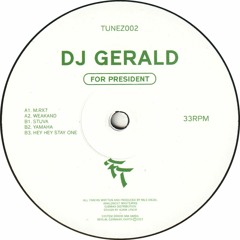 DJ Gerald aka Himalaya Juice Culture - For President (TUNEZ002)