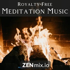 Cozy Fire during a Thunderstorm with Theta Waves | Royalty-Free Nature Sounds (Sample)