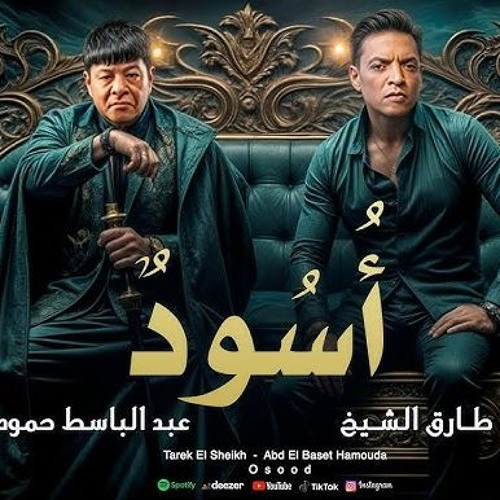 طارق الشيخ و عبد الباسط حمودة - اسود  Abd Elbaset Hamouda - Tarek El Sheikh - Osood (Lyrics Video)