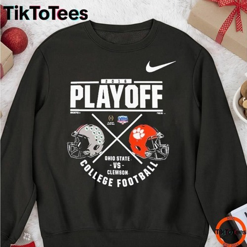 Nike Clemson Tigers vs. Ohio State Buckeyes College Football Playoff 2016 Fiesta Bowl Bound T-Shirt