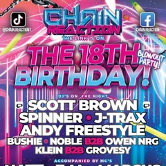 DJ ASH NOBLE - CHAIN REACTION 18TH BIRTHDAY PROMO MIX 2024