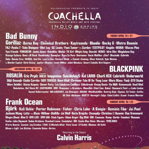 Instant Reactions to the Coachella Lineup!